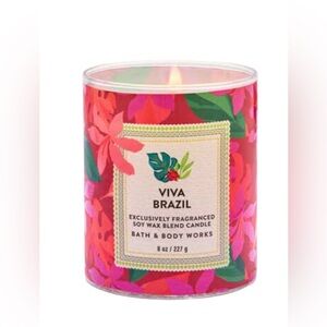 BATH & BODY WORKS VIVA BRAZIL SINGLE WICK CANDLE